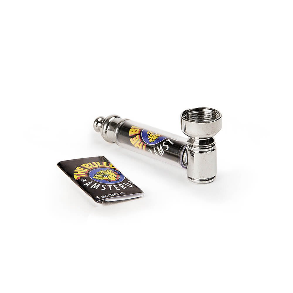 The Bulldog Amsterdam Metal Pipe Πίπα με Σίτα Μεταλλική 70mm – 1τεμ